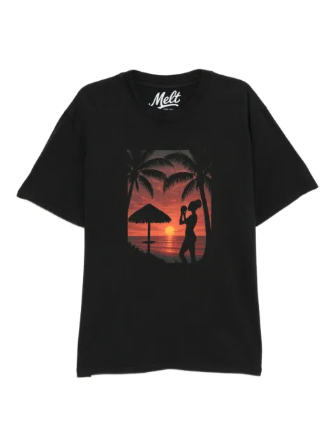 Melt T-Shirt mit grafischem Print