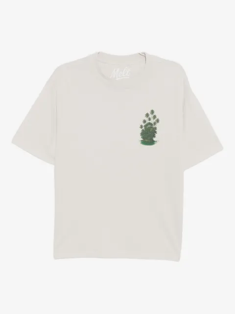 Melt parrot-embroidered T-shirt