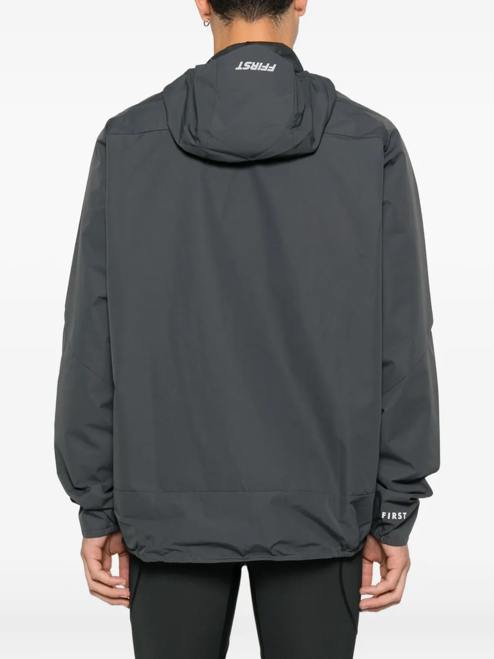 Family First Performance jack met capuchon en rits Grijs