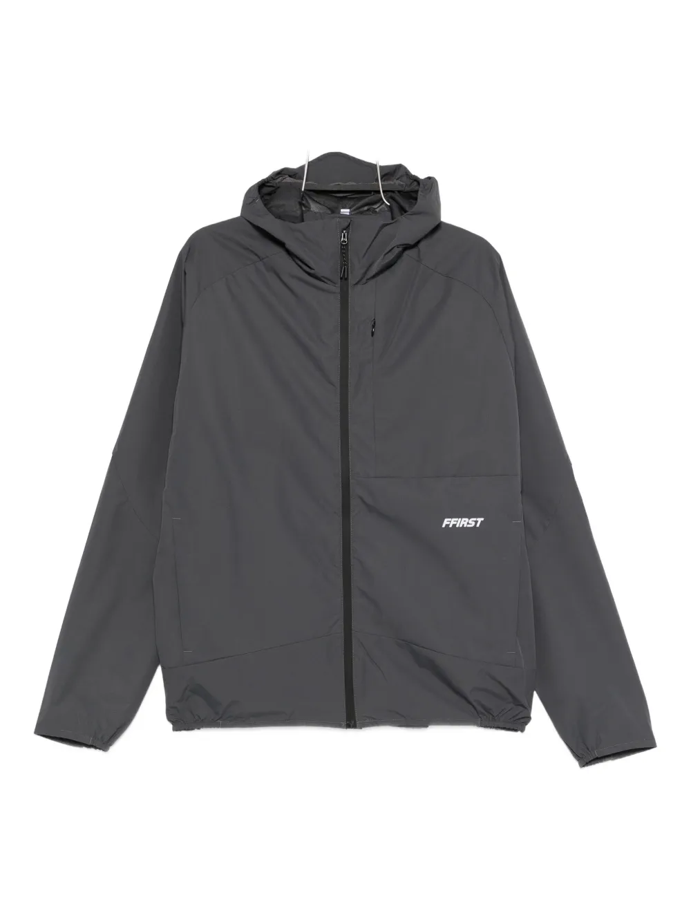 Family First hooded zip performance jacket | Grey | Image 1