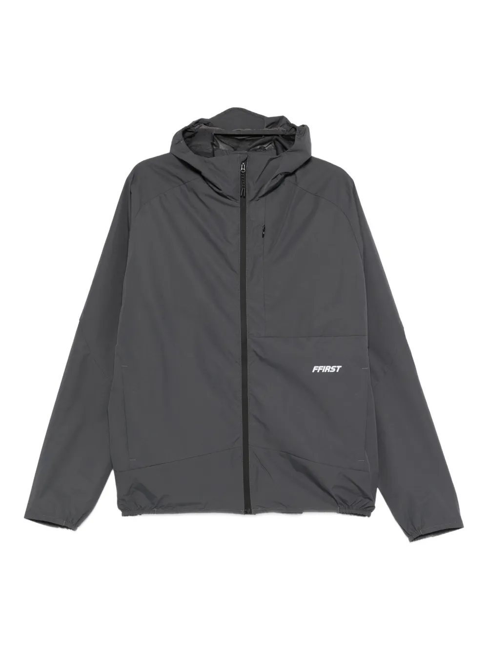 Family First hooded zip performance jacket | Grey | Image 1