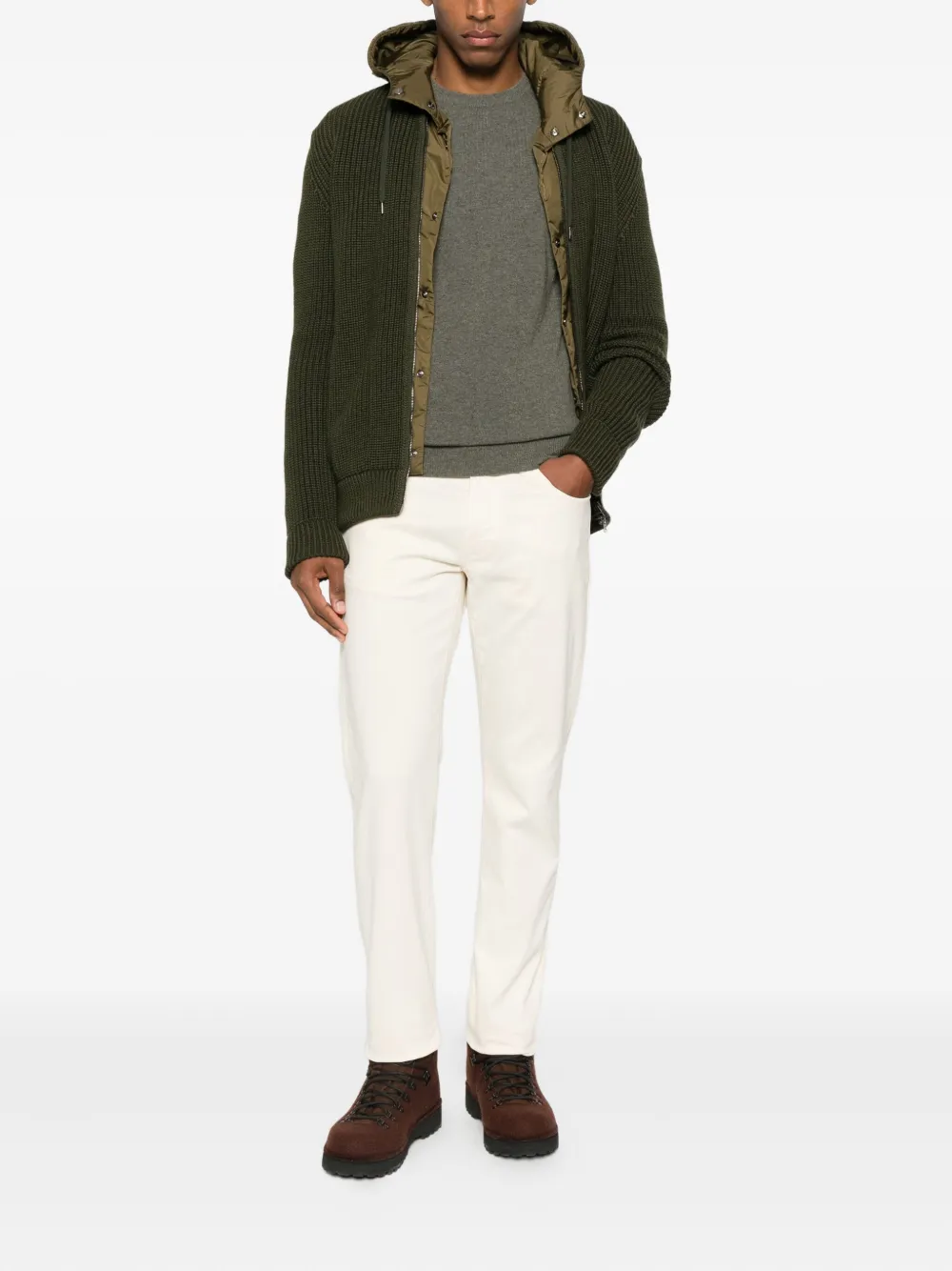 Woolrich Trui met hoge hals - Groen