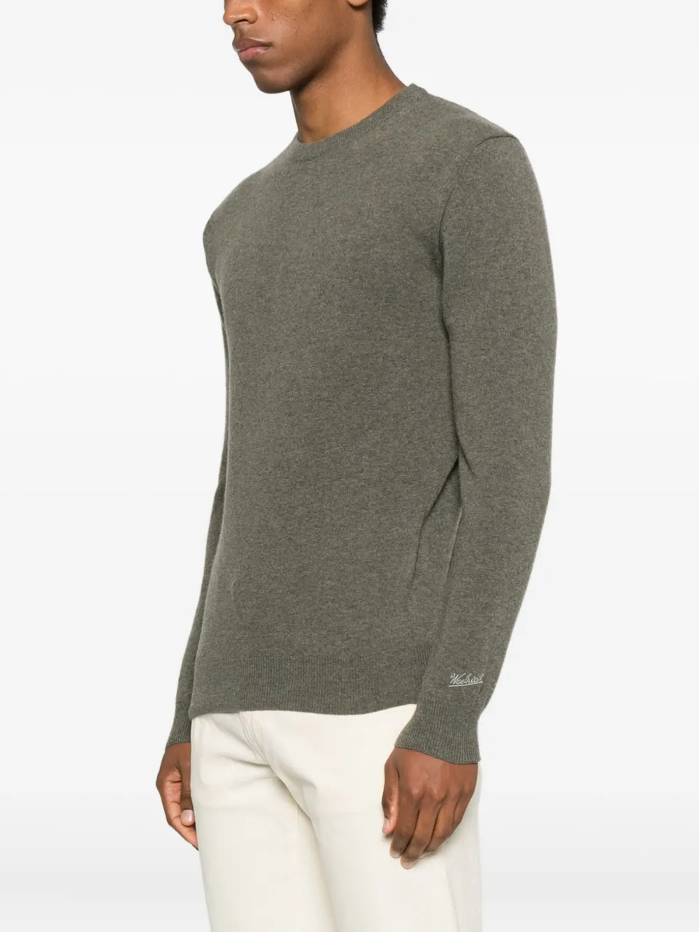 Woolrich Trui met hoge hals Groen