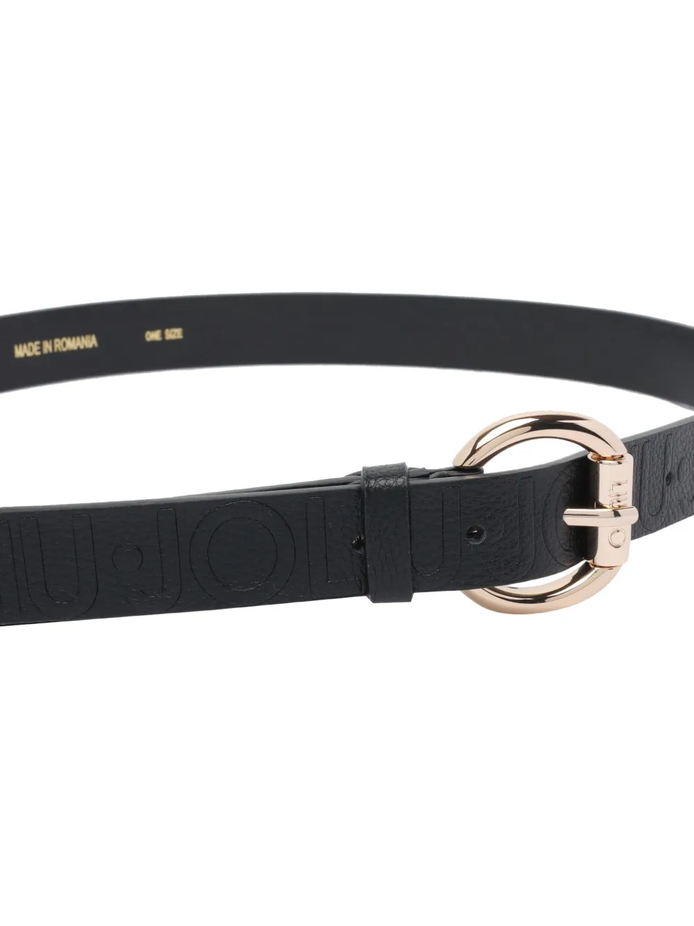 LIU JO buckle closure belt - Zwart