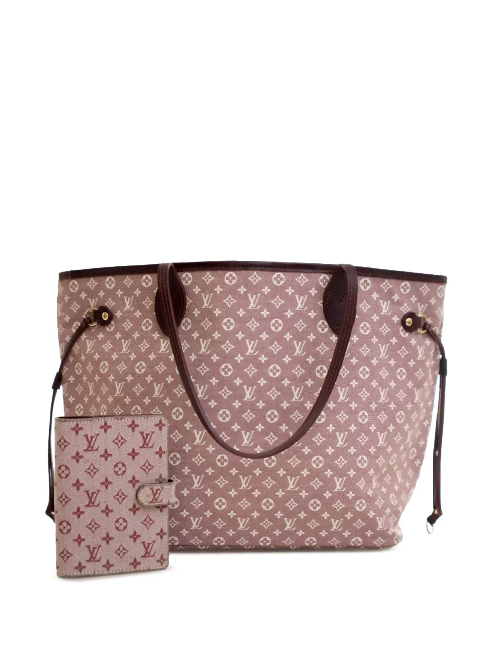 Pre-owned Louis Vuitton 2012 Monogram Idylle Neverfull Mm Tote Bag In Pink