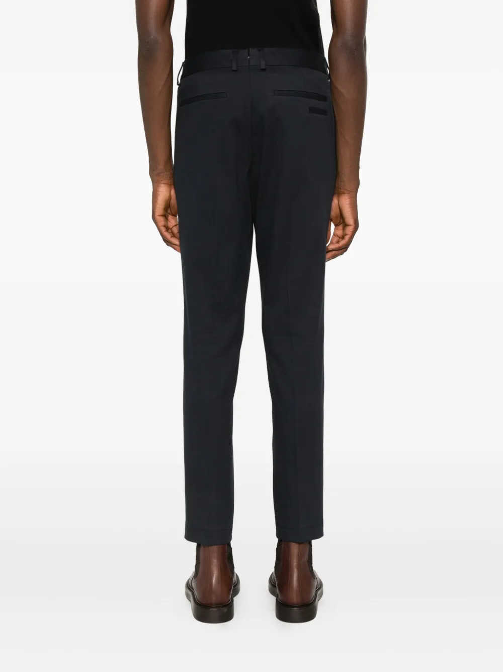 BOSS Plooibroek Blauw