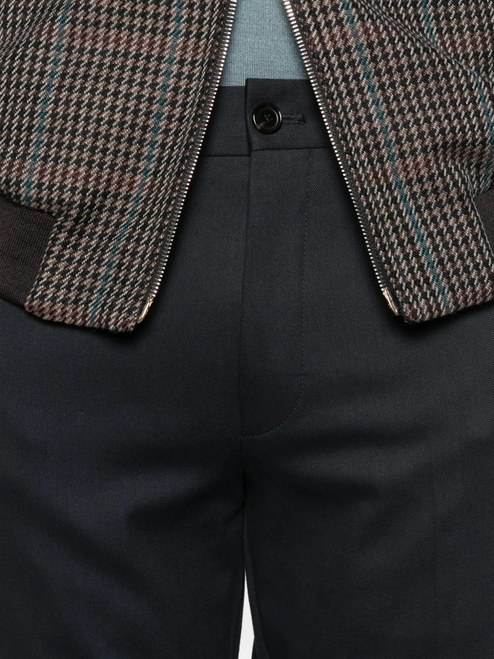 BOSS Plooibroek Blauw