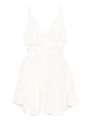Alice + Olivia Ella Mini Dress | White | FARFETCH