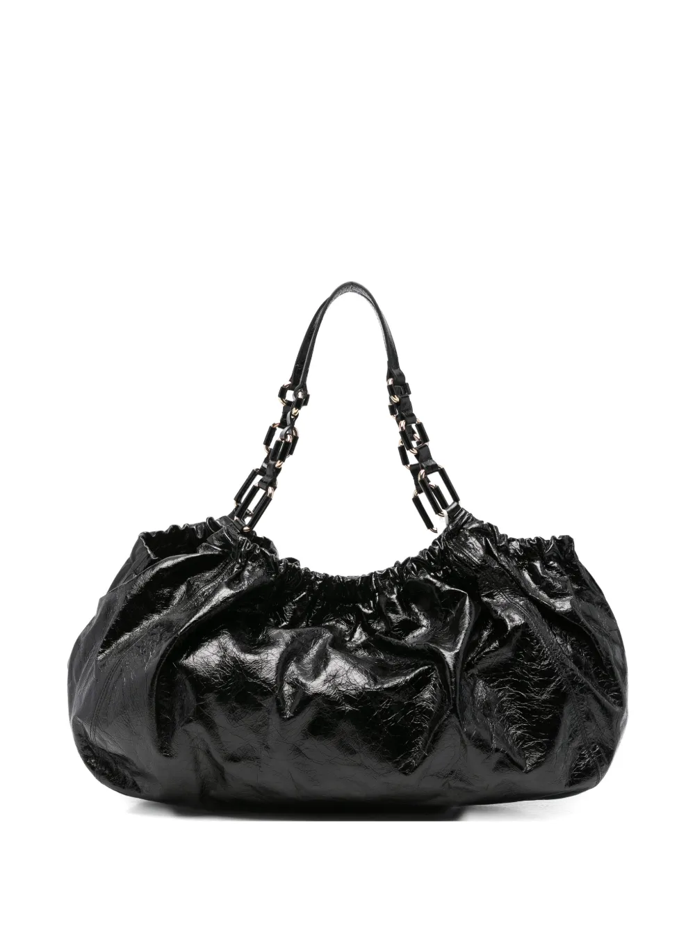 Marella medium leather tote bag | Black | Image 1