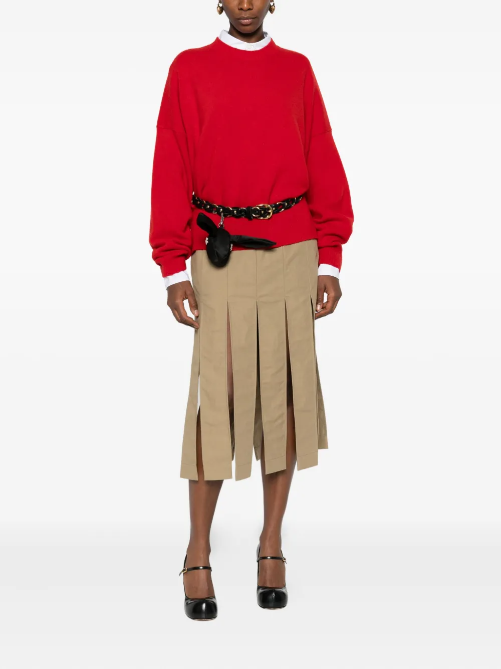 Simone Rocha Rok met split - Beige