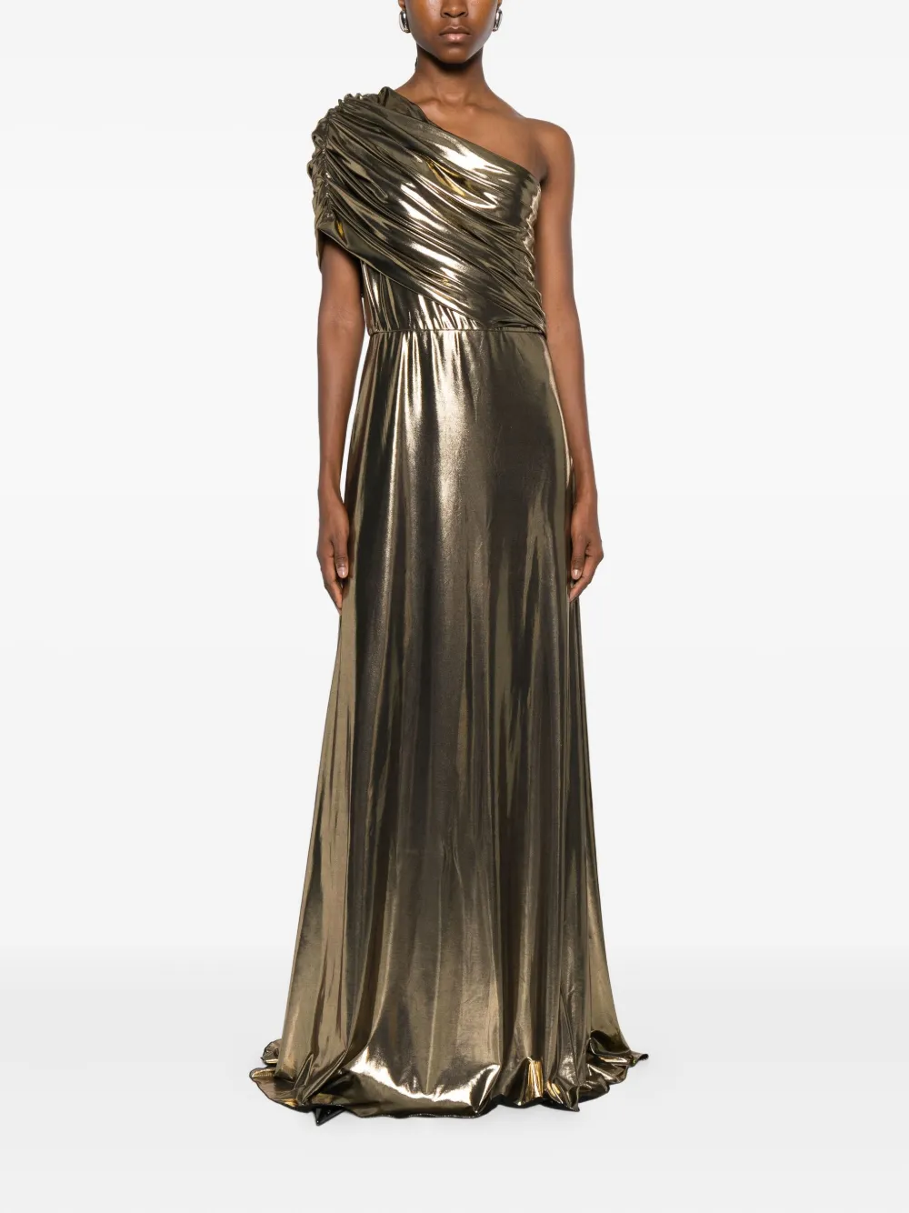Giambattista Valli Asymmetrische jurk - Goud