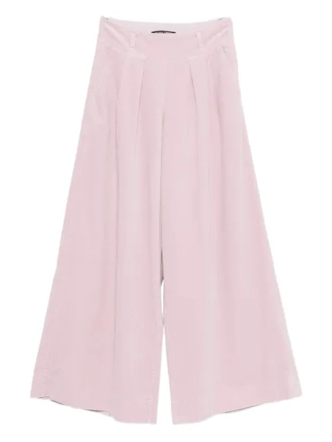 Hannes Roether pleated corduroy trousers
