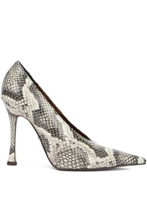 Roberto Cavalli python-print pumps