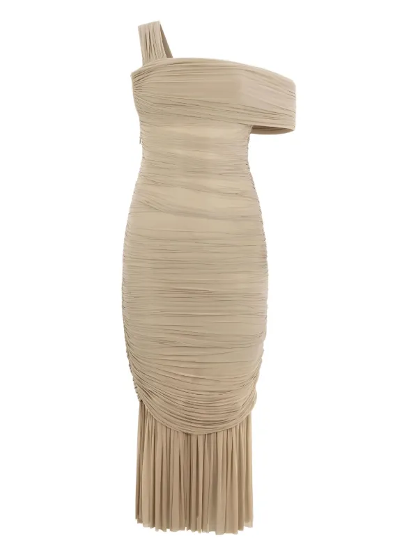 roberto cavalli one shoulder dress One-Shoulder Long Dress