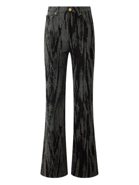 Roberto Cavalli streak-effect jeans