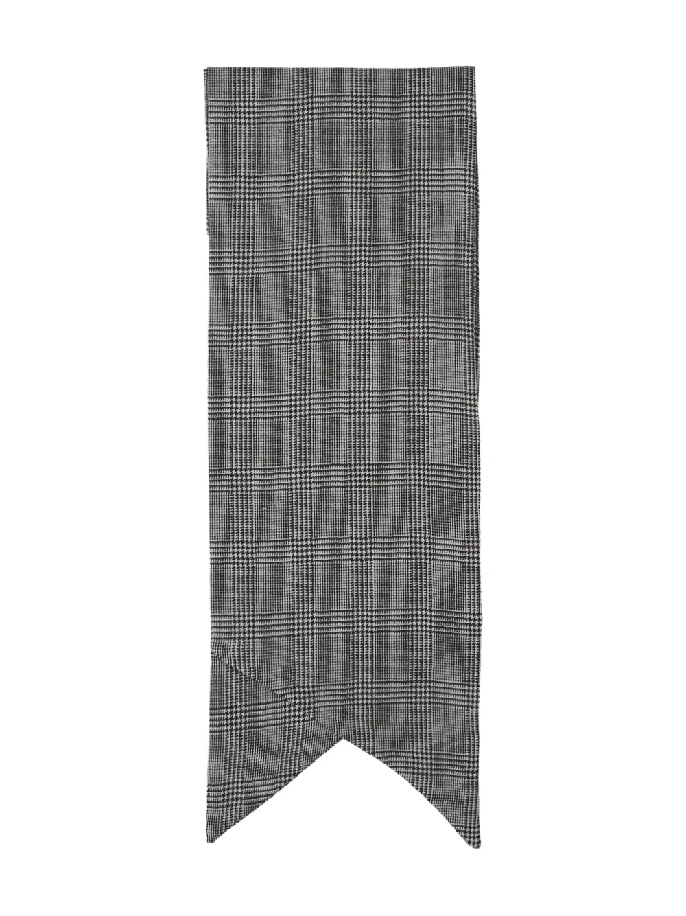 Destin Checked Scarf In Gray
