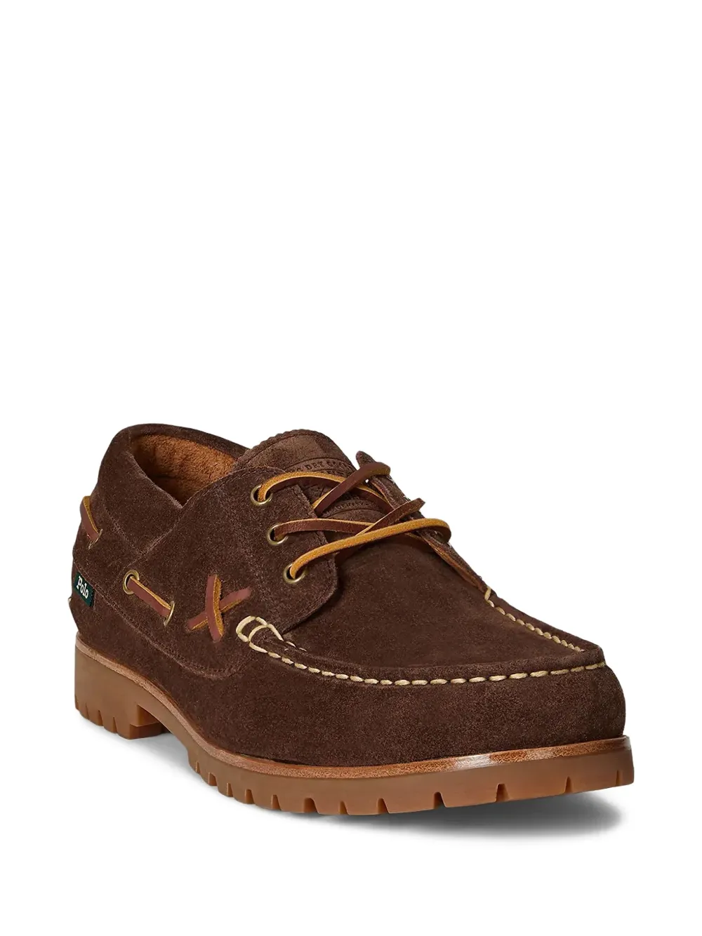 Polo Ralph Lauren Suède boten Bruin