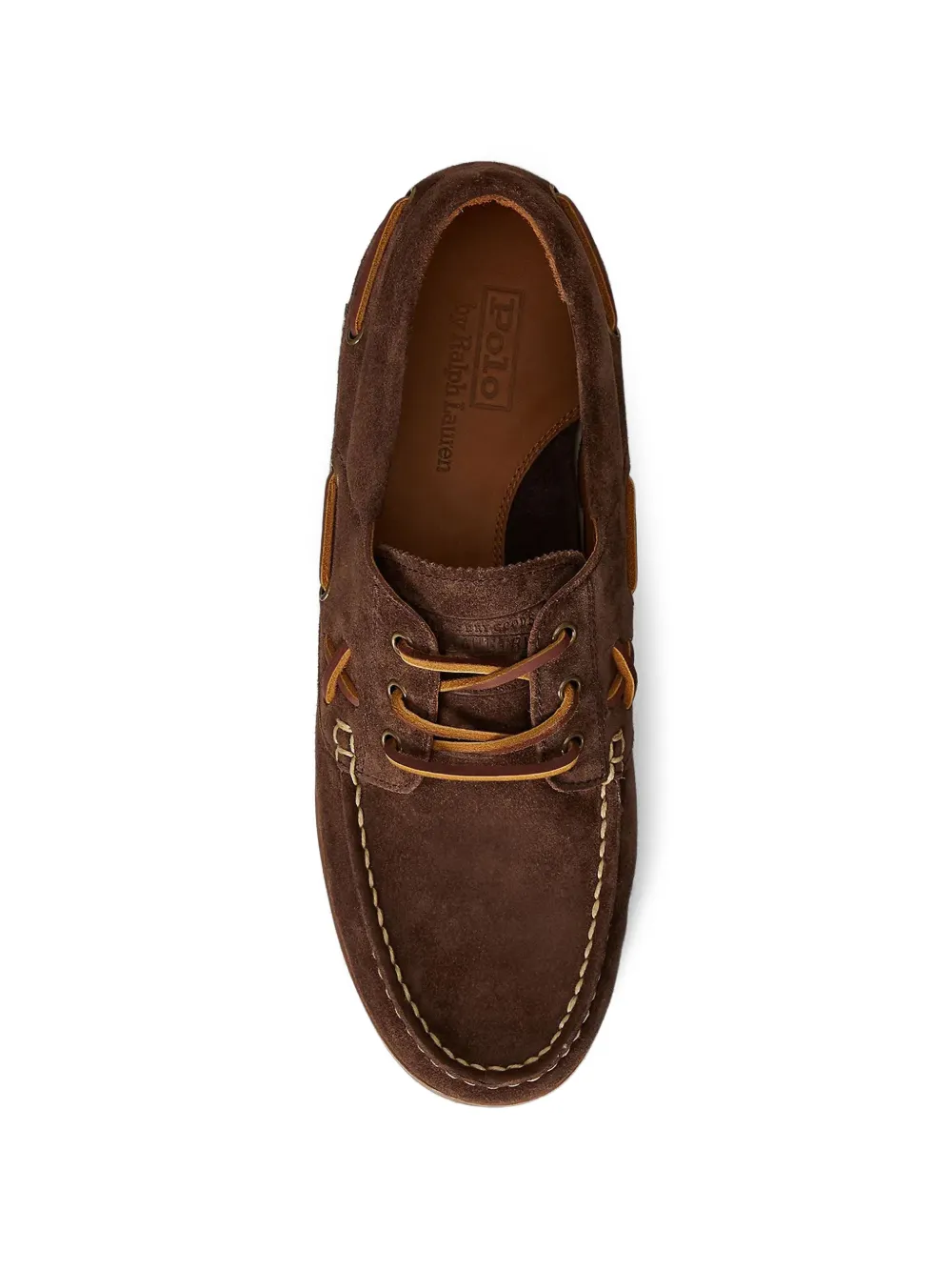 Polo Ralph Lauren Suède boten Bruin