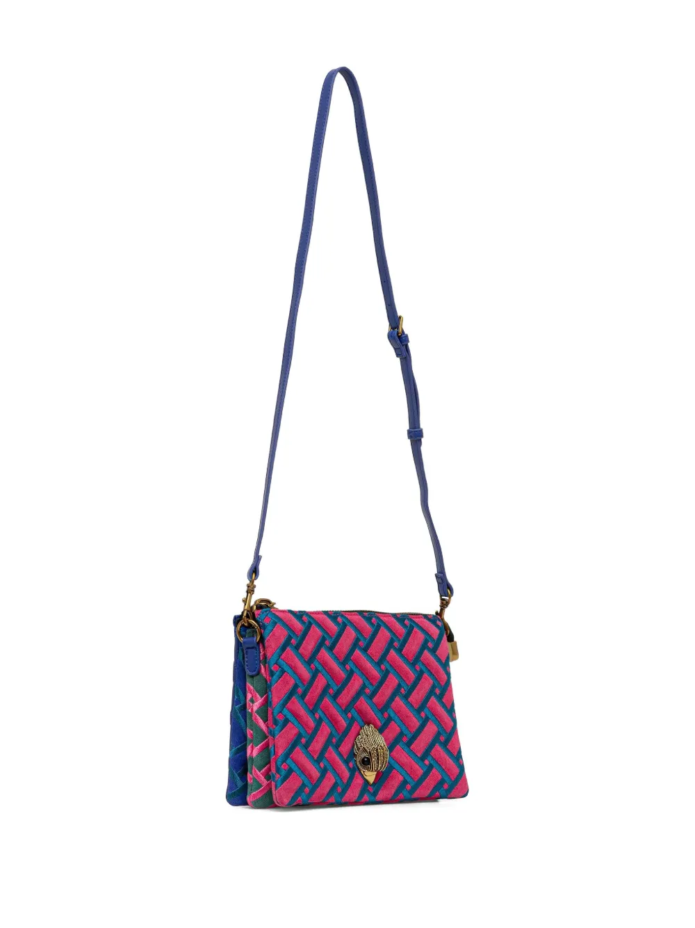 Kurt Geiger Eagle Head-embellishment Cross Body Bag In Pink