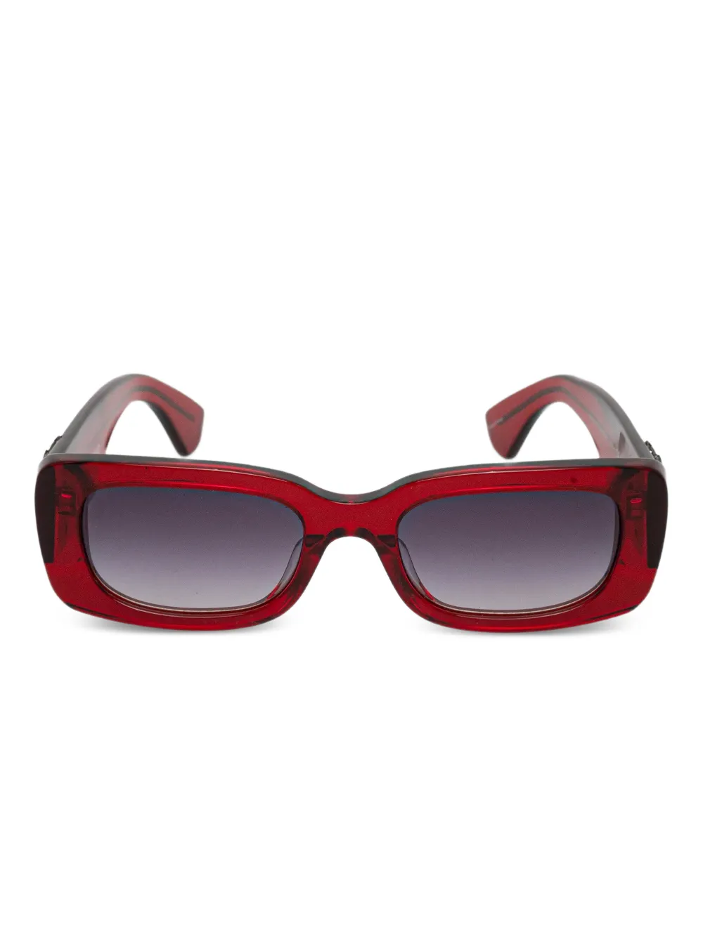 Kurt Geiger London rectangle-frame sunglasses - Rosso