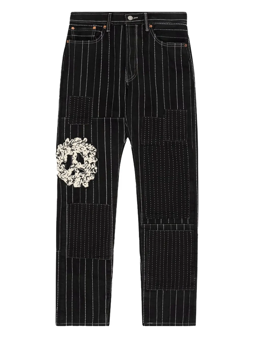 Denim Tears 501 patchwork jeans | Black | Image 1