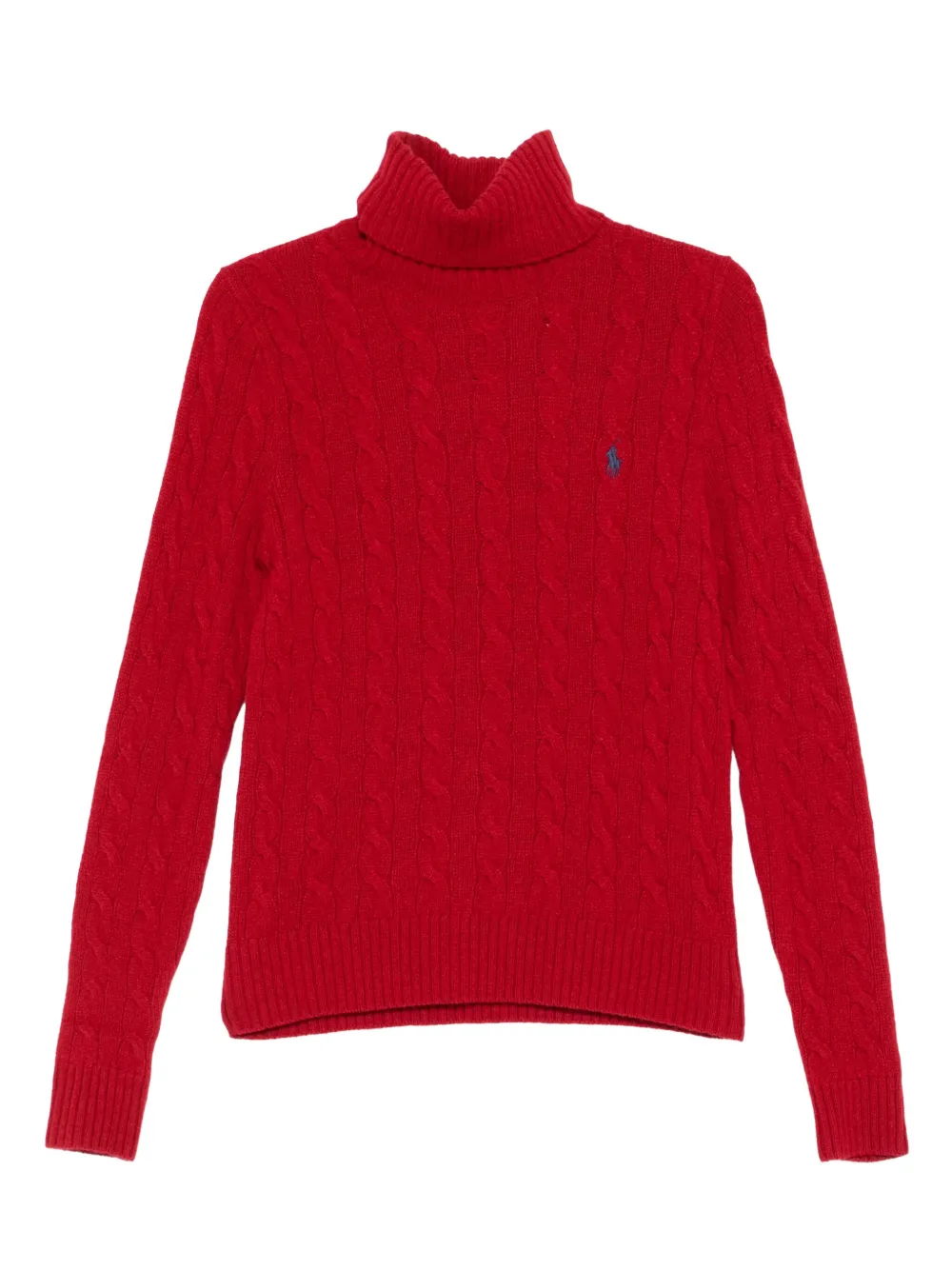 Polo Ralph Lauren Red Wool Blend Sweater In Red