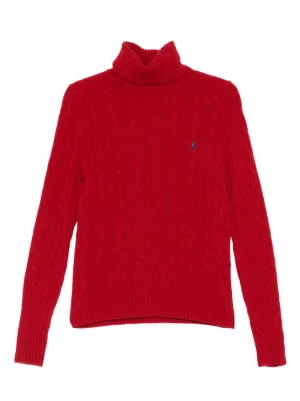 Polo Ralph Lauren ケーブルニット セーター | レッド | FARFETCH JP