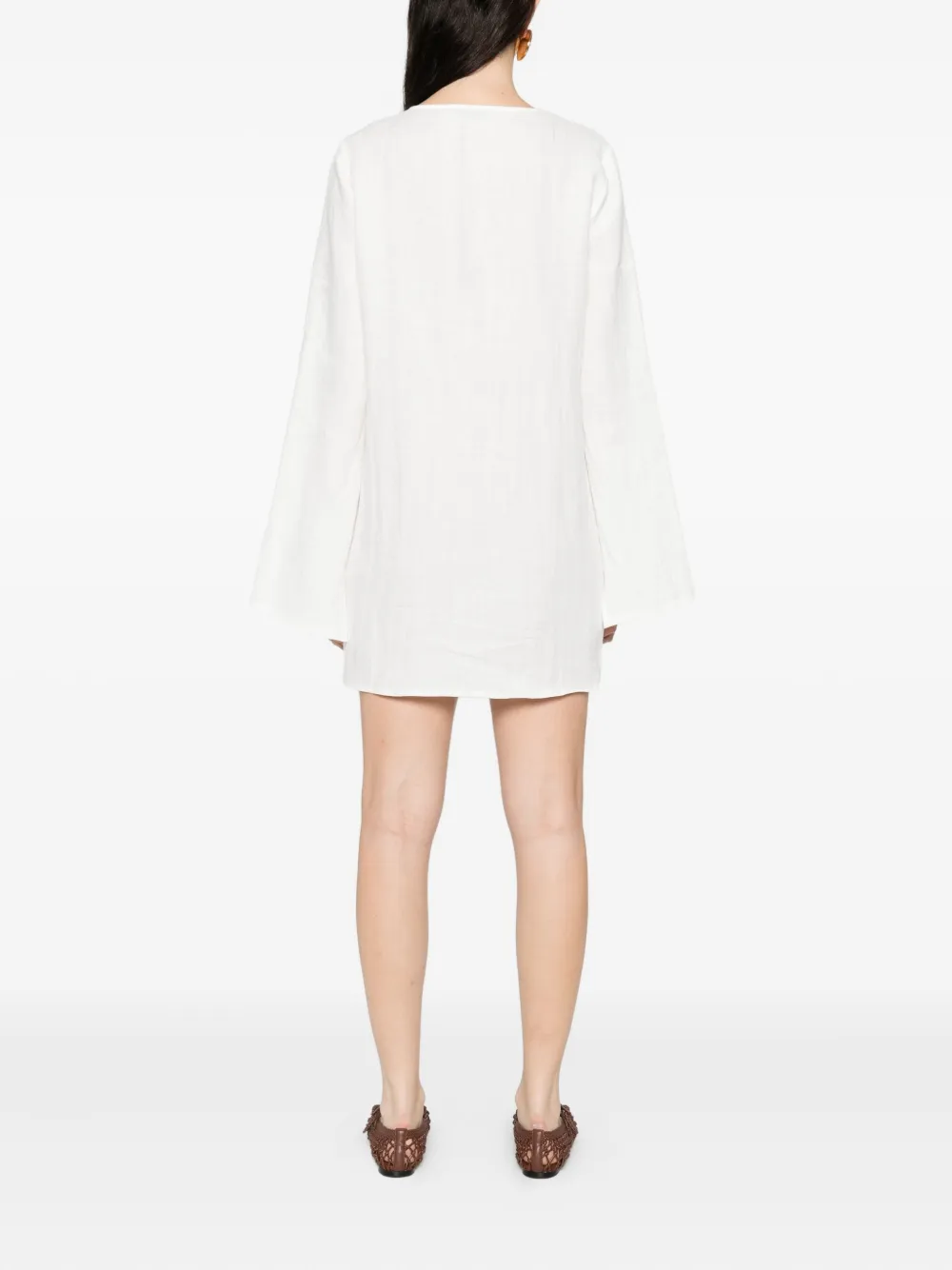Occleus Belinda Mini Dress In White