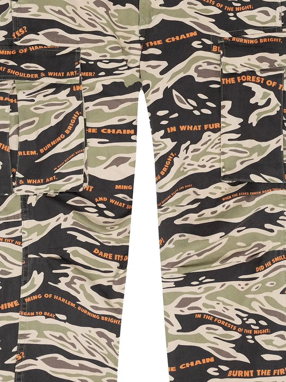 Denim Tears Ming camo cargo pants - Groen