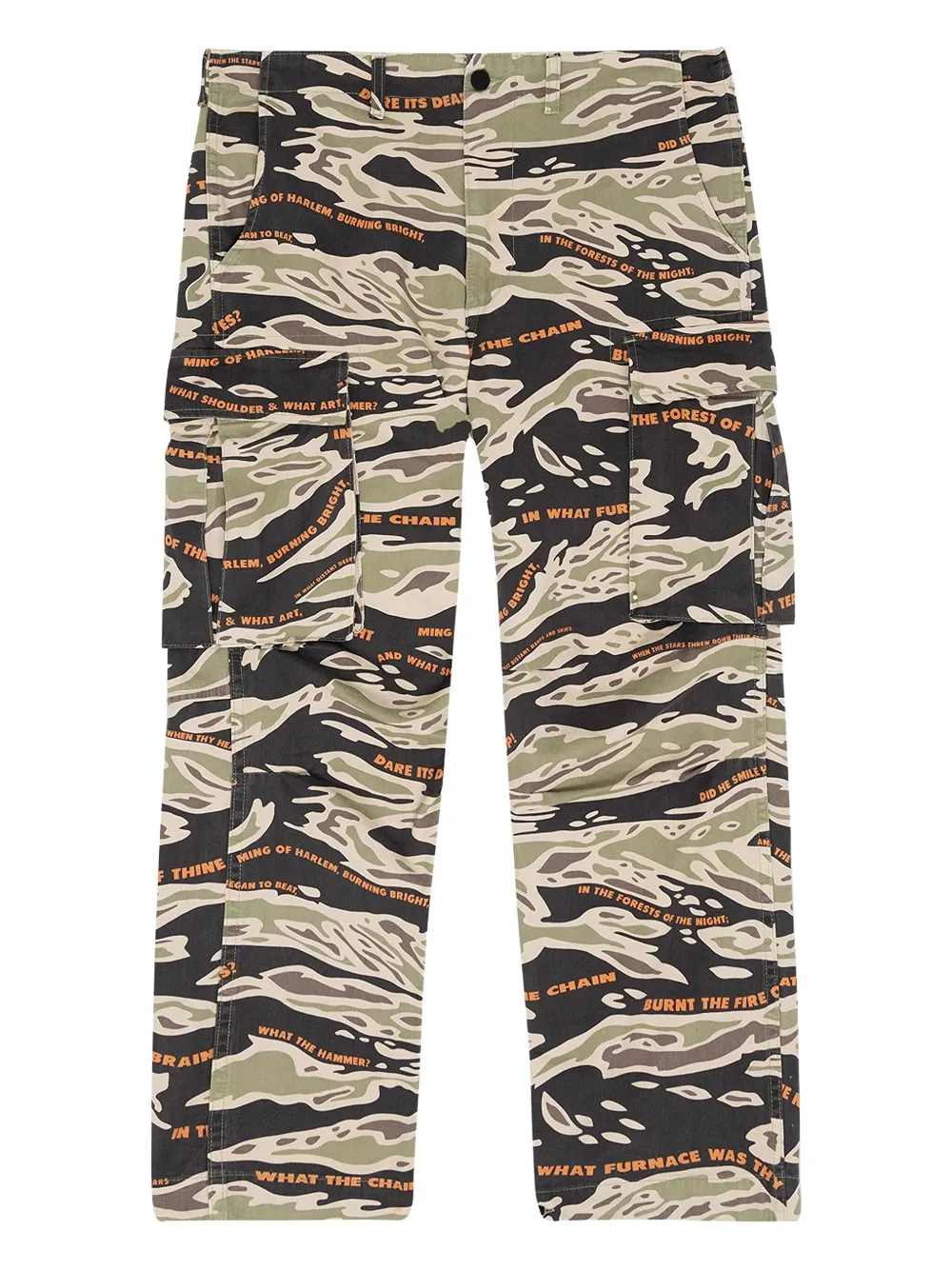 Denim Tears Ming camo cargo pants - グリーン Denim Tears Ming camo cargo pants - グリーン