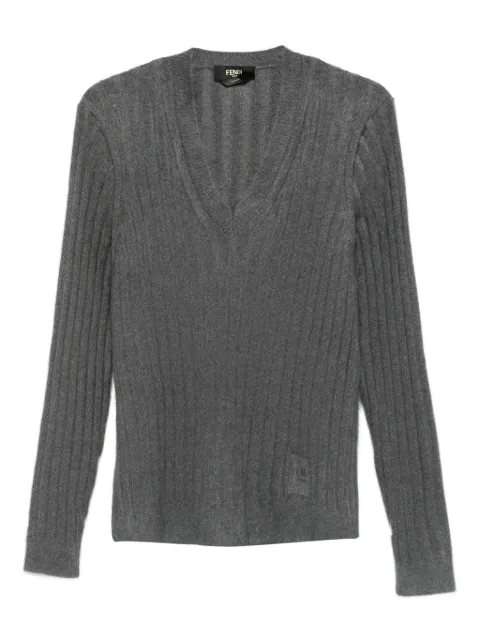 FENDI pull à col v