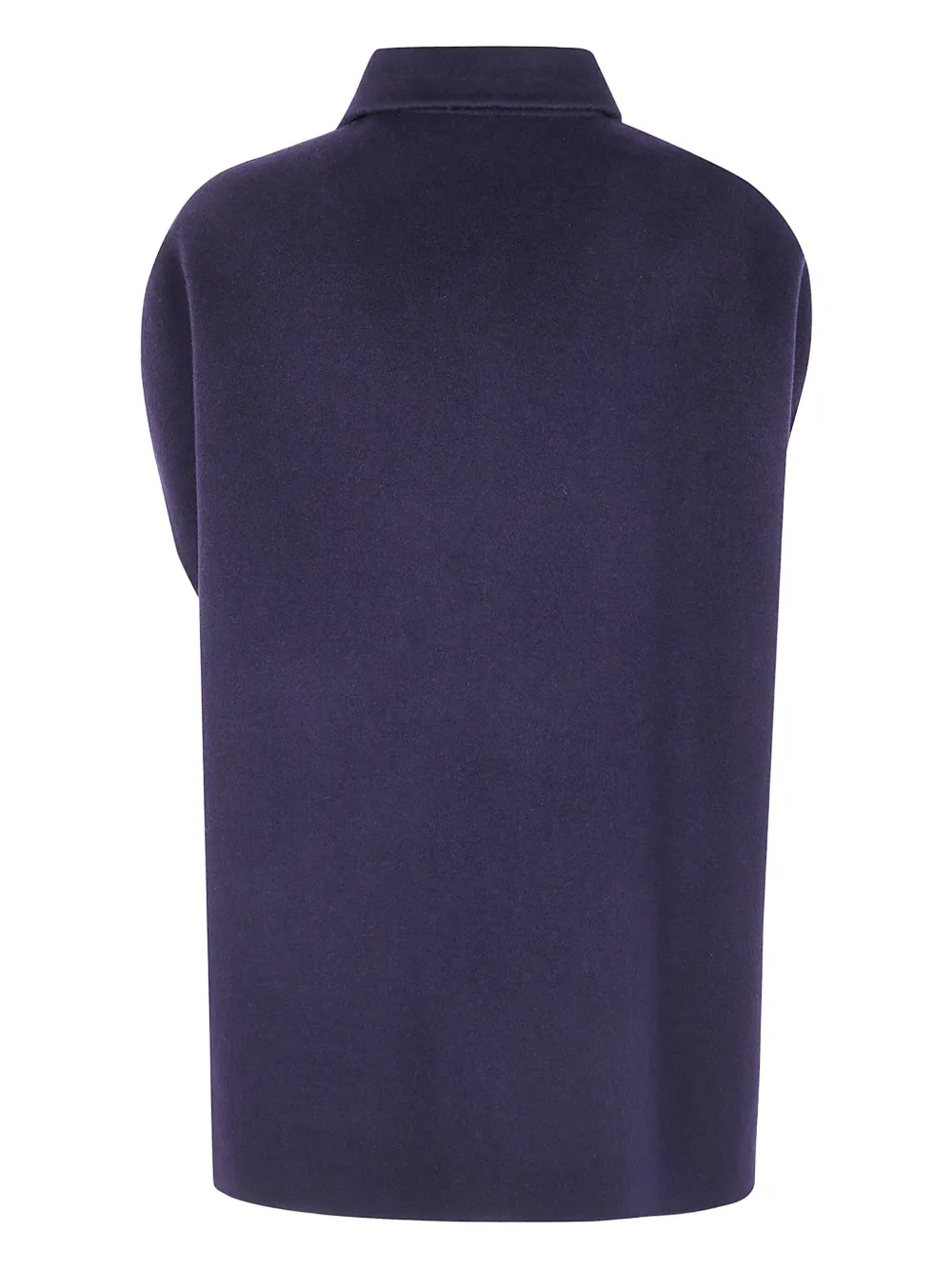 Liviana Conti Nora cape met kraag Blauw