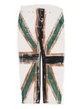 Denim Tears Union Jack jeans - Neutrals