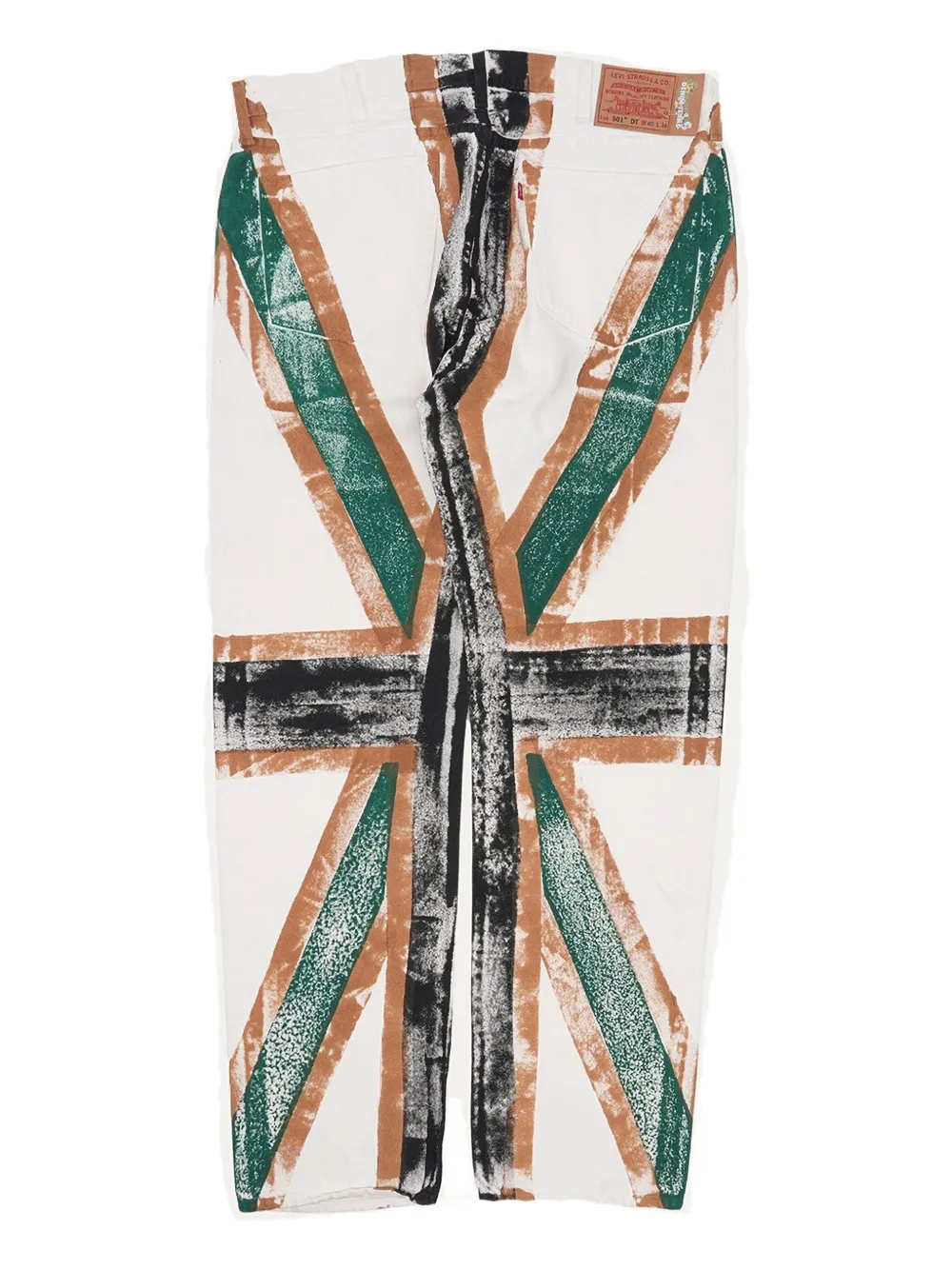 Denim Tears Union Jack jeans - Beige
