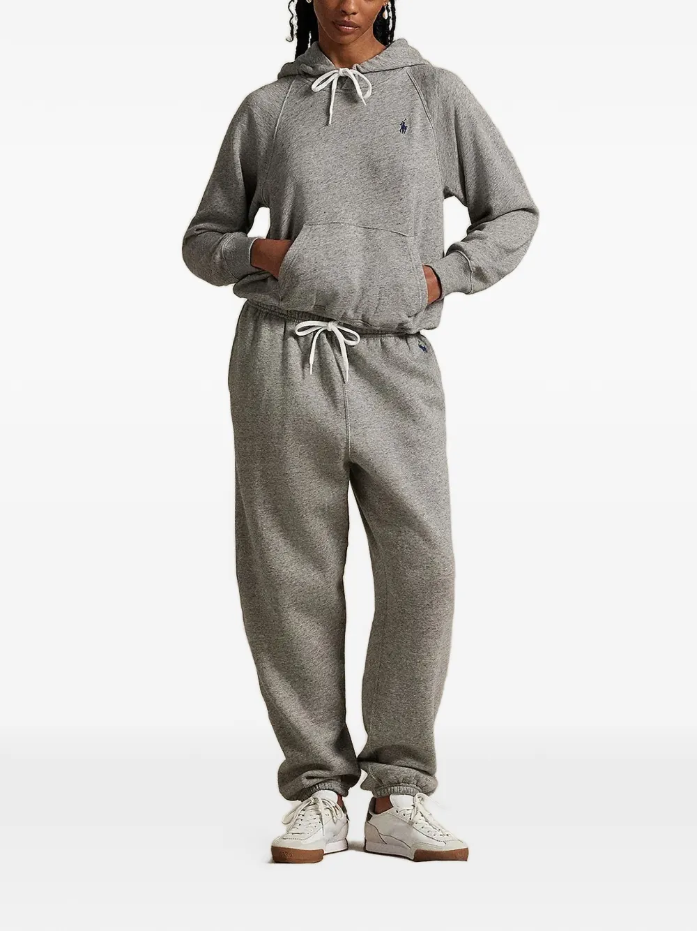 Polo Ralph Lauren Drawstring Hooded Sweatshirt - Grey 