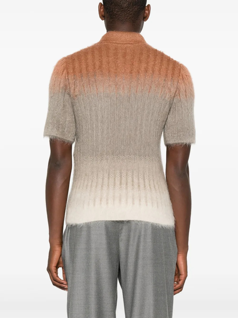 FENDI Poloshirt met kleurverloop Grijs