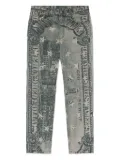 Denim Tears C.R.E.A.M printed jeans - Blue