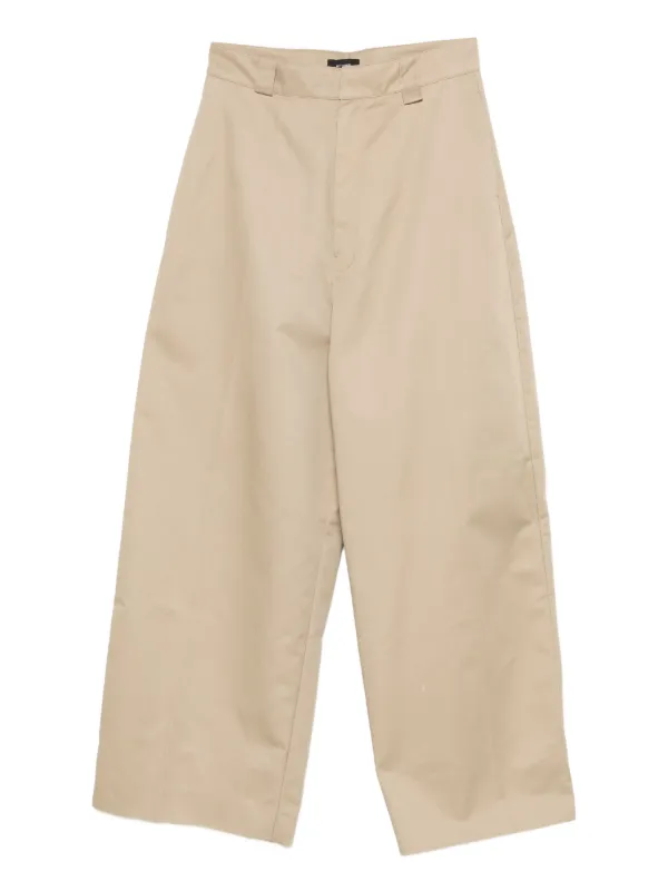 Willy Chavarria Wide-leg Trousers in Neutrals