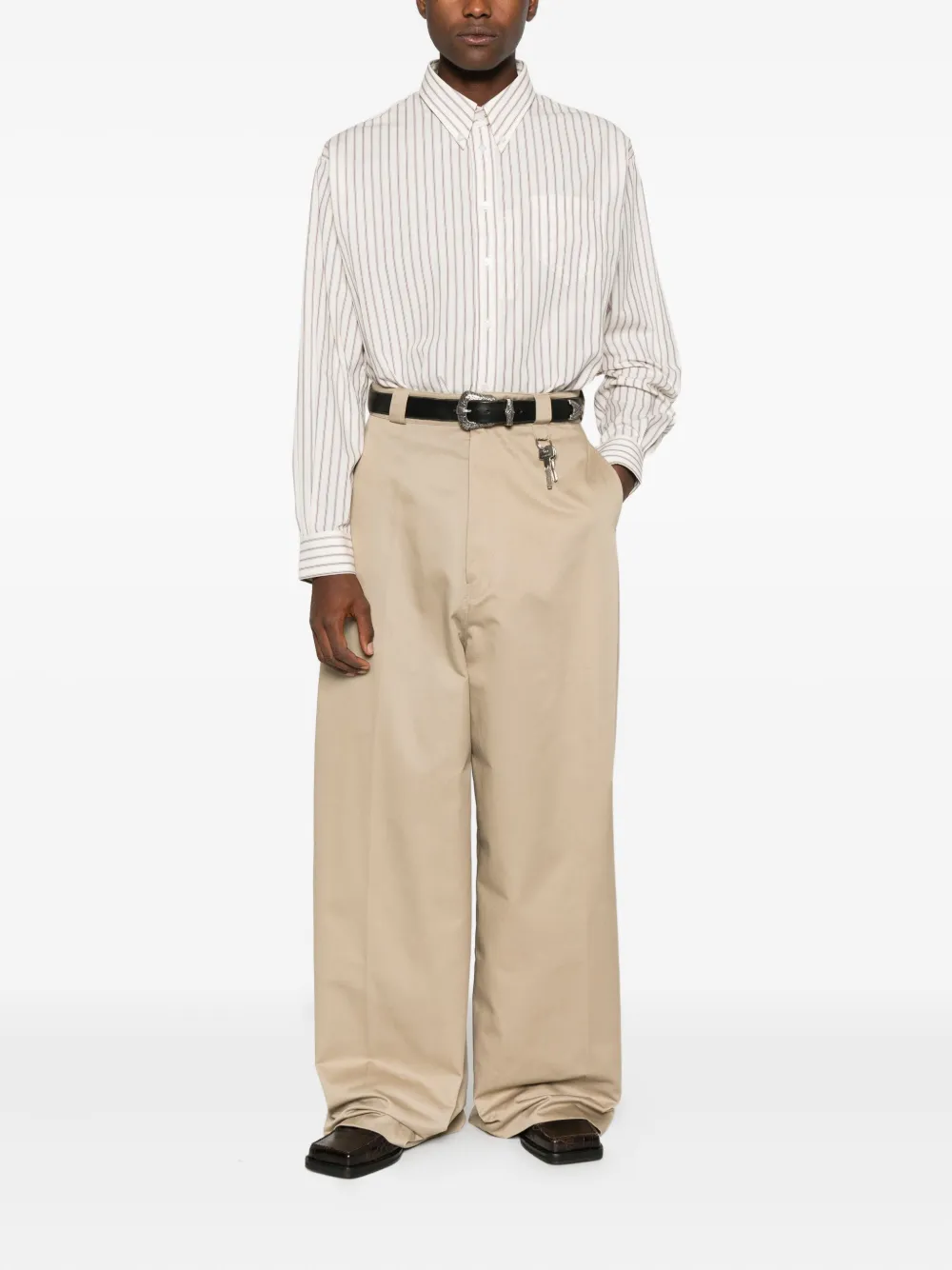 Willy Chavarria striped shirt | Image 2