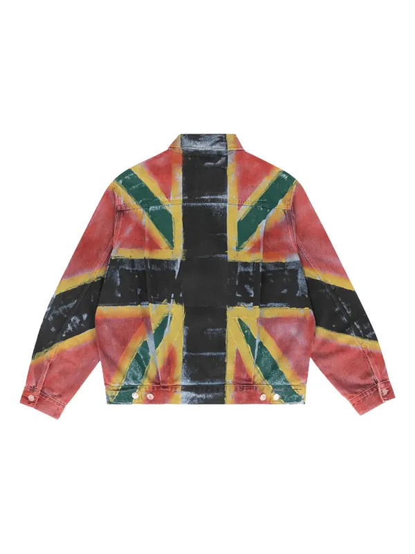 Denim Tears Union Jack Type 2 Jacket | Red | FARFETCH ZA