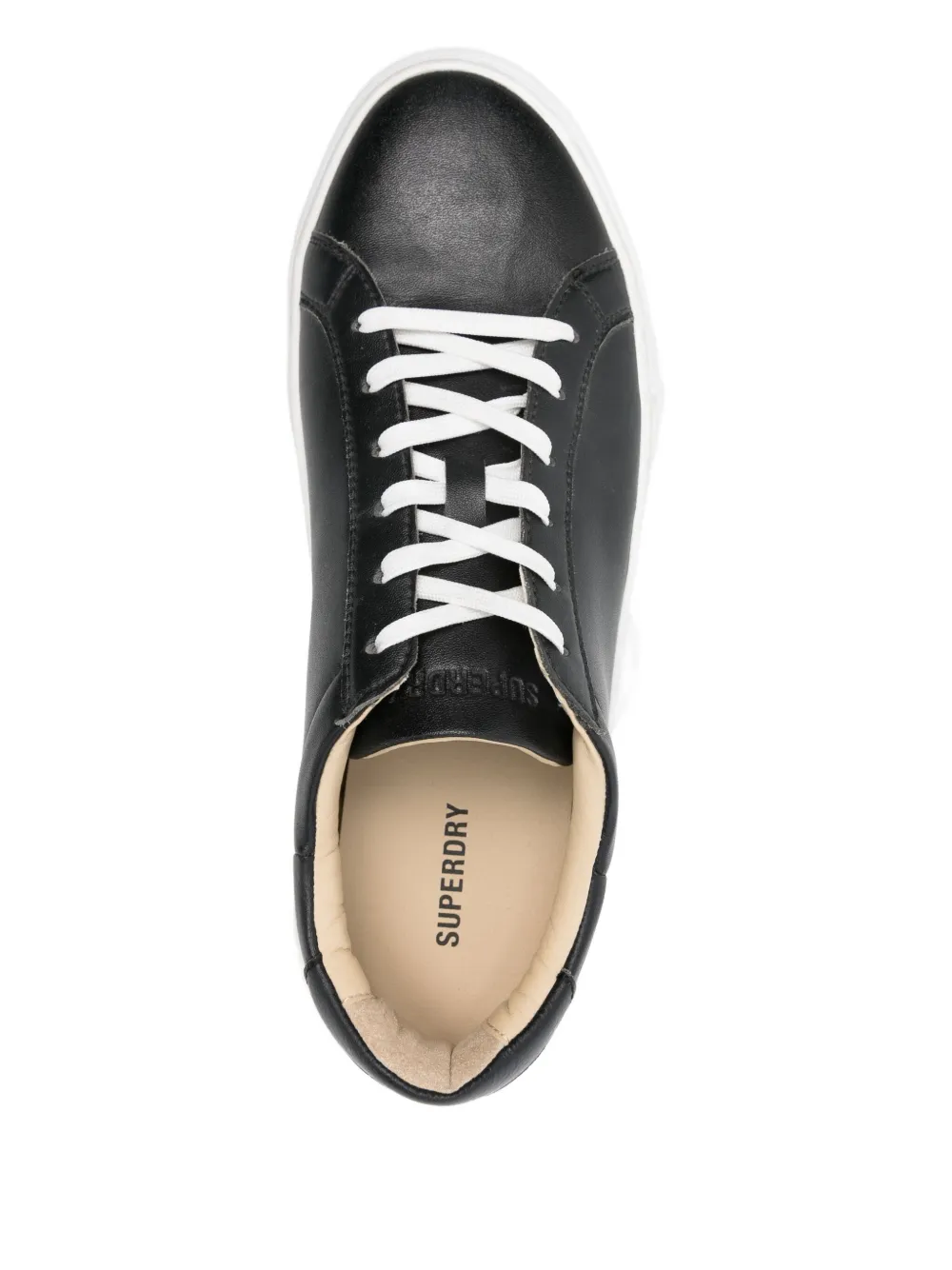 Superdry Sleek Court Sneakers In Animal Print