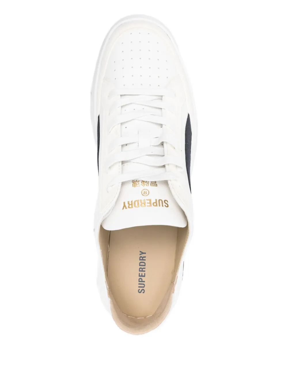 Superdry Basket Lux Sneakers In White