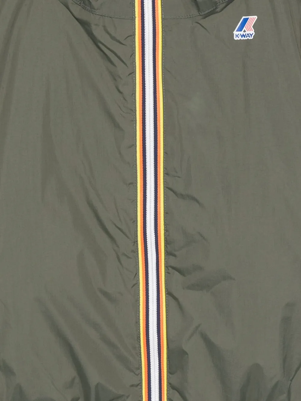 K-way Hooded Zip-front Jacket In Multi