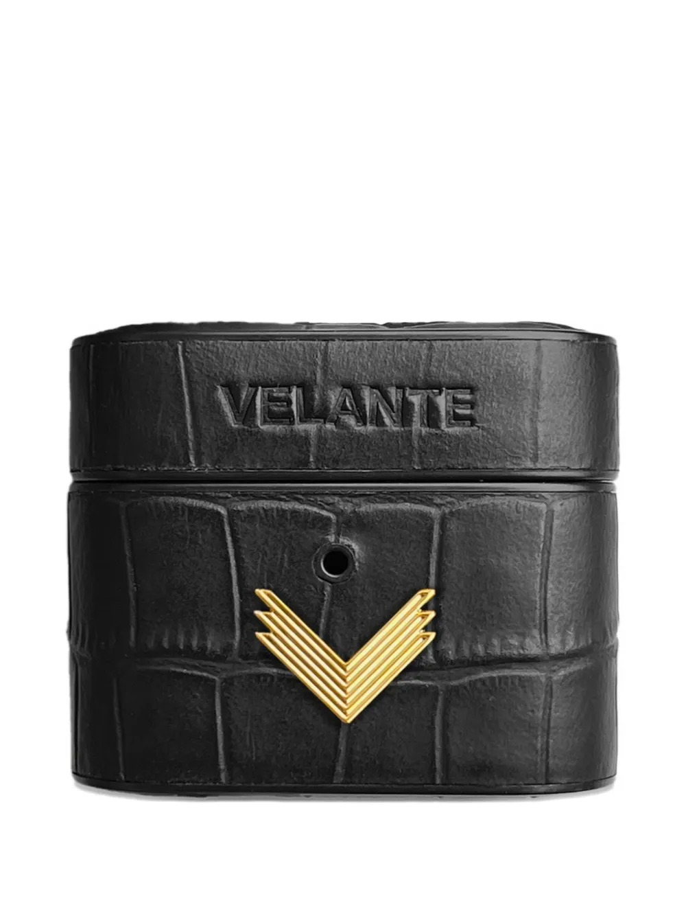 VELANTE leather Air Pods case | Black | Image 1