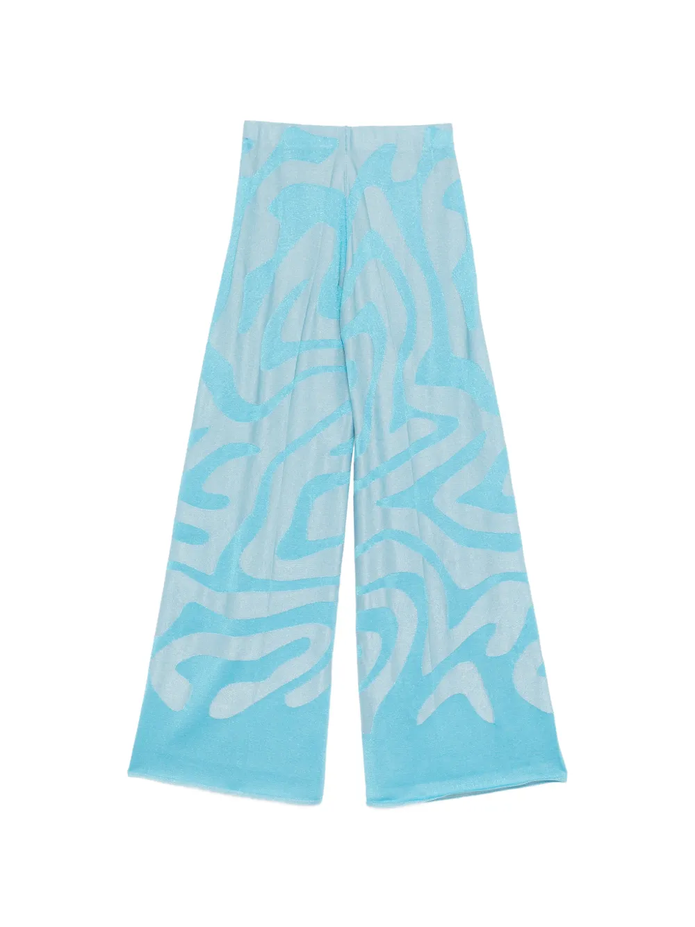  Circus Hotel Geometric-pattern Trousers - Blue 