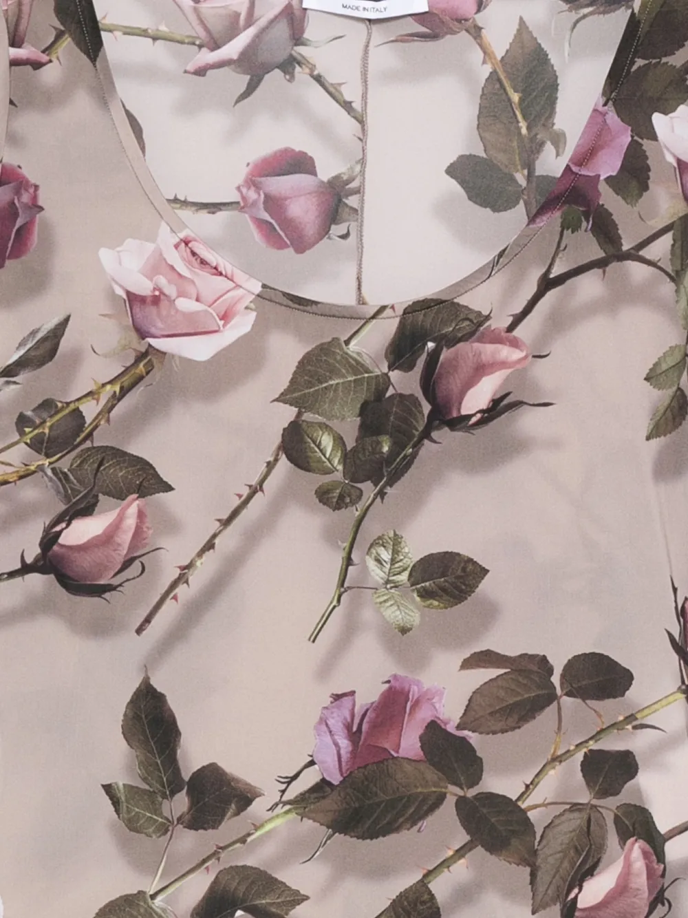 Blumarine Body met bloemenprint Grijs