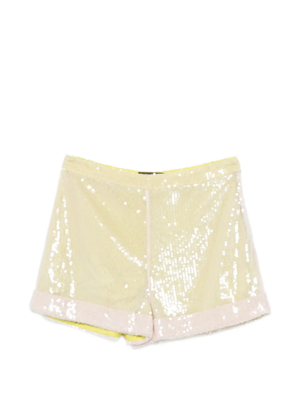 mvp wardrobe sequin bermuda shorts - Giallo