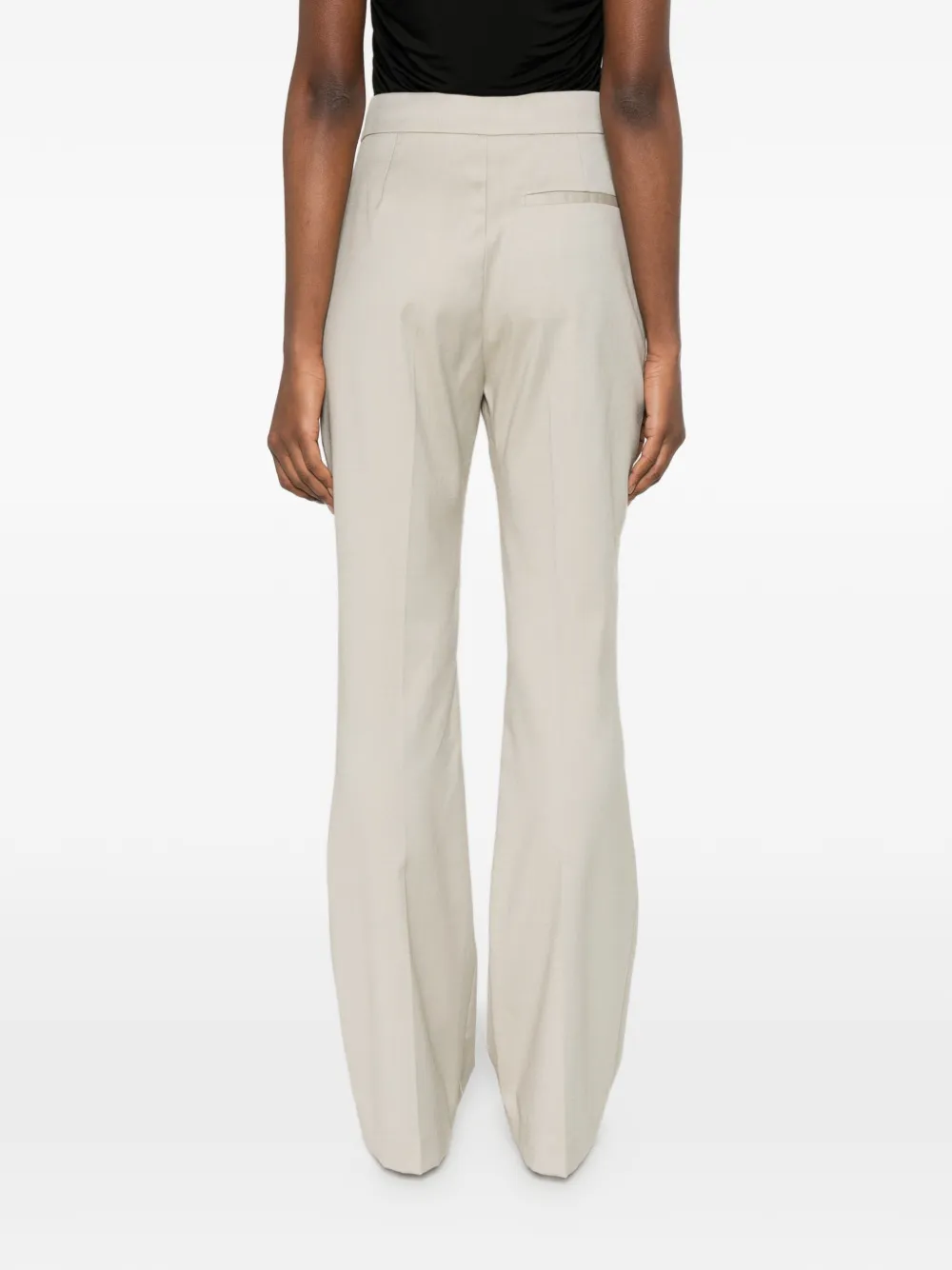 Erika Cavallini Flared broek Beige