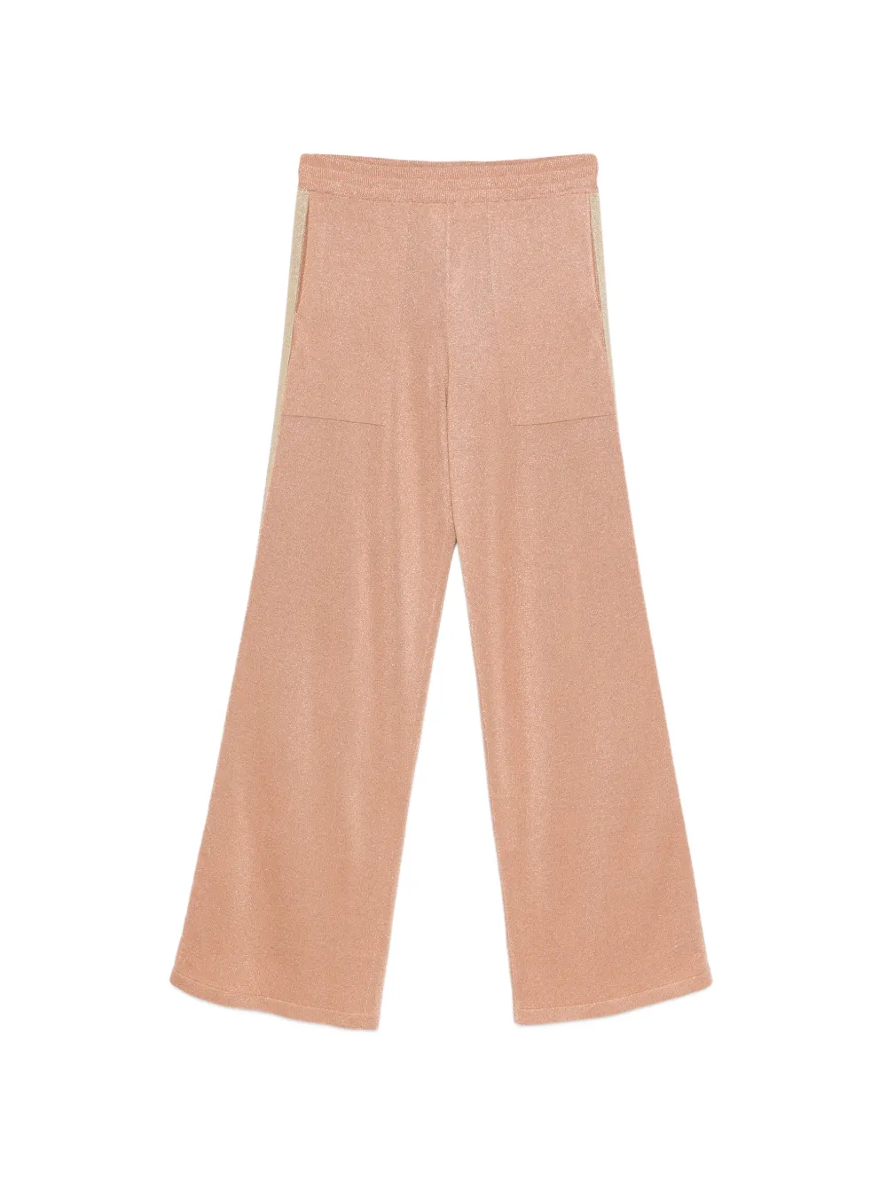 Circus Hotel stripe-detail trousers - Rosa