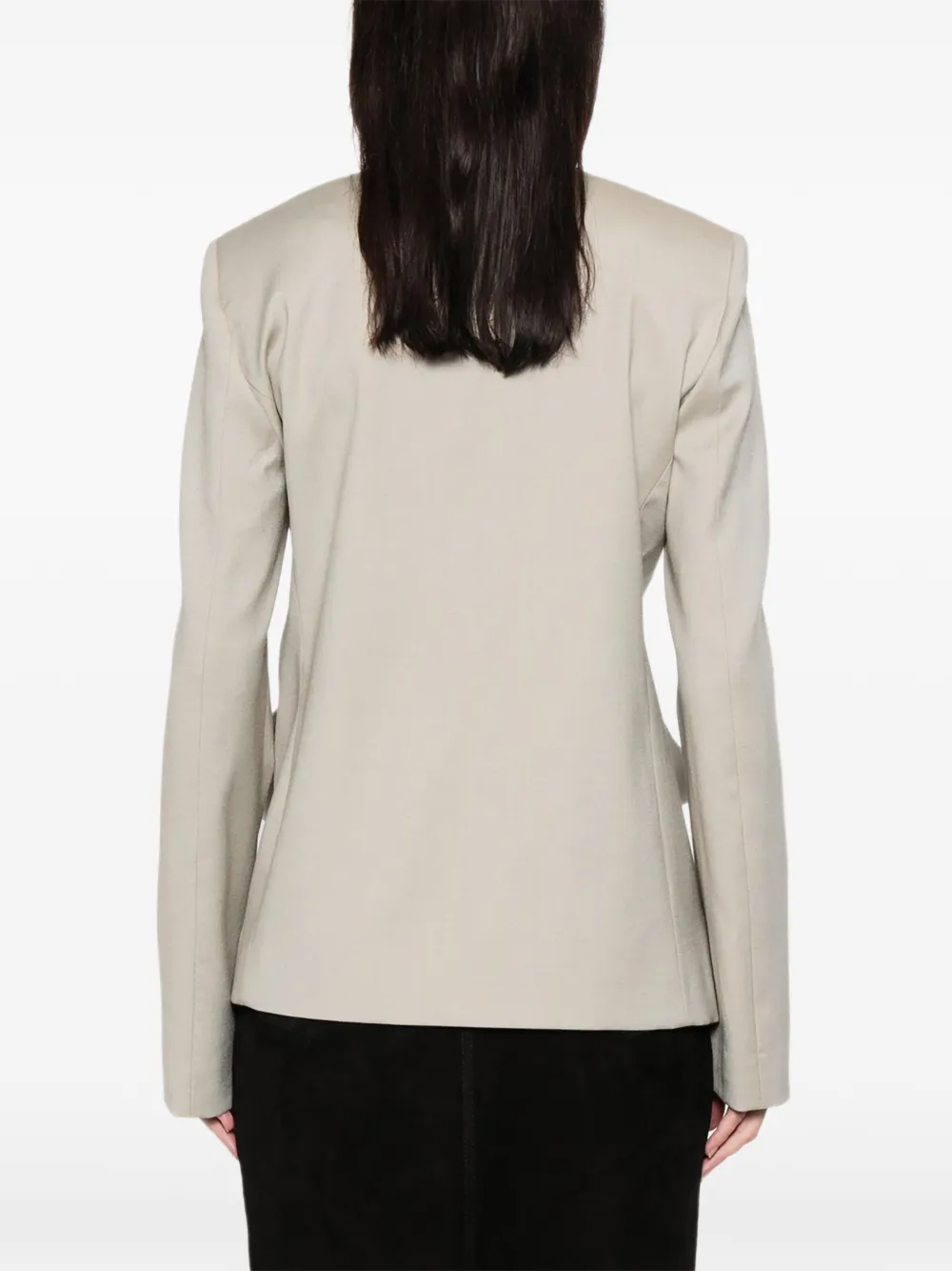 Erika Cavallini Blazer met striksluiting Beige